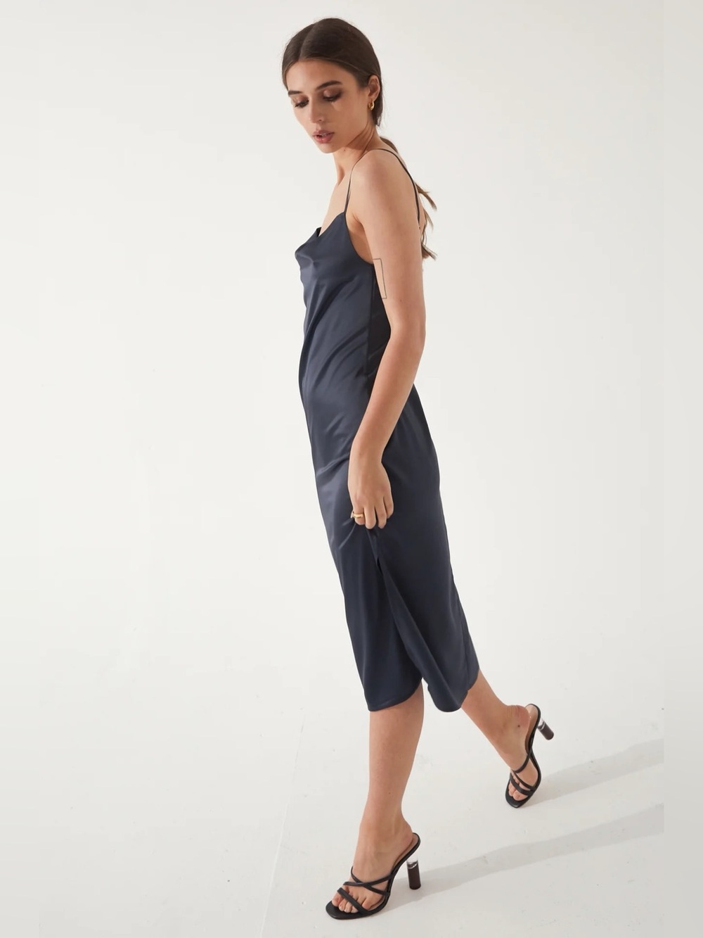 Almina Concept Draped Slip Dress